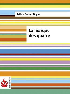 cover image of La marque des quatre (Low cost). Édition limitée